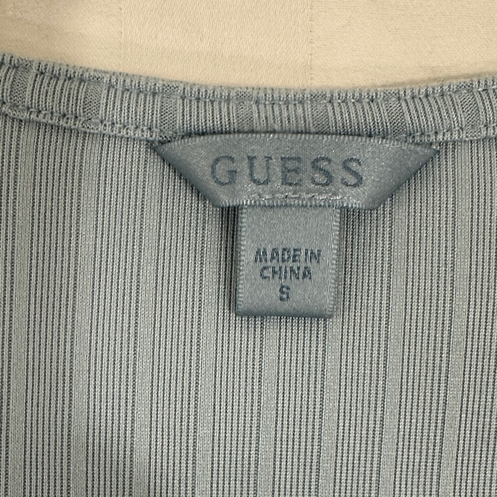 Guess Light Blue Long Sleeve Top - Picture 2 of 2